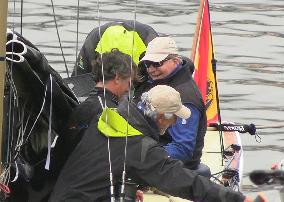 King Juan Carlos Attends The Regatta - Sanxenxo