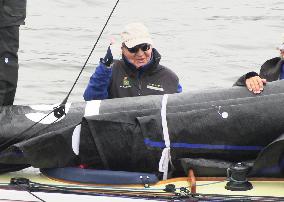 King Juan Carlos Attends The Regatta - Sanxenxo