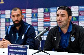 AFC Champions League Elite, Esteghlal FC And Al Sadd SC Press Conference