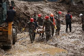 Death Toll Continues To Rise In Nepal Surpassing 150 As Search Operation Continues After Heavy Rainfall