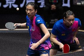 WTT China Smash - Women Doubles - Team France v Team China