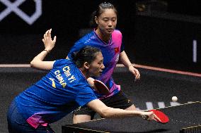 WTT China Smash - Women Doubles - Team France v Team China