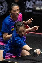 WTT China Smash - Women Doubles - Team France v Team China