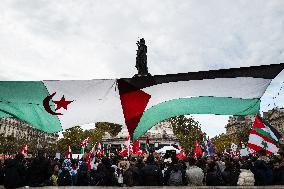 Rally In Paris In Support Of Lebanon And Palestine