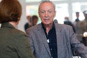 Actor Udo Kier Signs On Golden Book In Cologne Town Hall