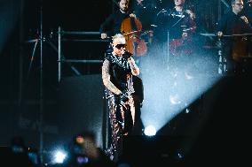 Lazza Performs During The Locura Opera N. 1 Tour In Milan