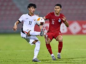 Singapore v Hong Kong - AFC U20 Asian Cup Qualifiers