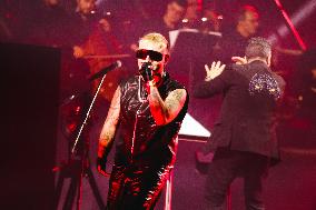 Lazza Performs During The Locura Opera N. 1 Tour In Milan