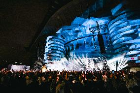 Lazza Performs During The Locura Opera N. 1 Tour In Milan