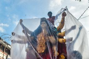 Durga Puja Preparation In Kolkata, India