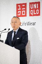 UNIQLO Press Conference - Paris