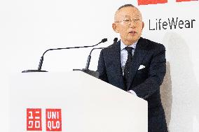 UNIQLO Press Conference - Paris