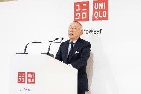 UNIQLO Press Conference - Paris