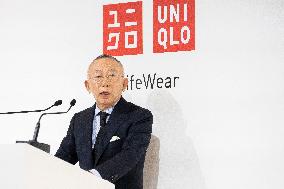 UNIQLO Press Conference - Paris