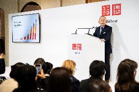 UNIQLO Press Conference - Paris