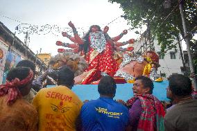 Durga Puja Preparation In Kolkata, India