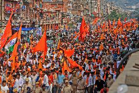 Yuva Shakti Manch 'Bhagva Rally' In Jaipur