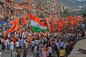 Yuva Shakti Manch 'Bhagva Rally' In Jaipur