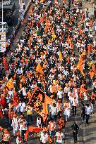 Yuva Shakti Manch 'Bhagva Rally' In Jaipur