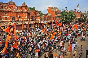 Yuva Shakti Manch 'Bhagva Rally' In Jaipur