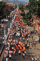 Yuva Shakti Manch 'Bhagva Rally' In Jaipur