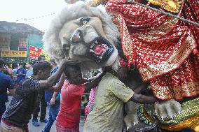 Durga Puja Preparation In Kolkata, India