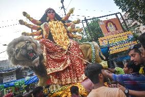 Durga Puja Preparation In Kolkata, India