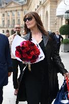 PFW - Monica Bellucci Leaves The Ritz