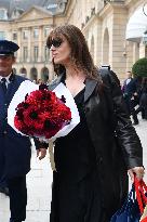 PFW - Monica Bellucci Leaves The Ritz