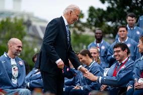 President Biden Hosts 2024 U.S. Olympic and Paralympic Teams at White House