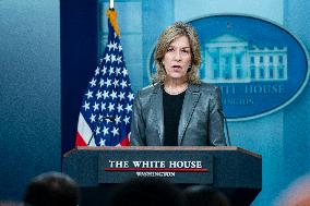 Press Secretary Karine Jean-Pierre, Homeland Security Advisor Randall Hosts Daily Press Briefing