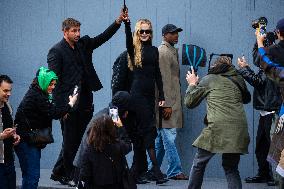 PFW - Arrivals At Balenciaga Show NB