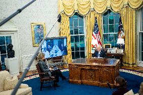 President Biden Recieves Briefing on Repsonse to Hurricane Helene