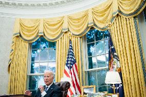 President Biden Recieves Briefing on Repsonse to Hurricane Helene