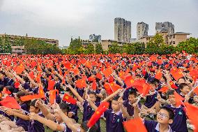 Chinese Celebrate National Day in Suqian