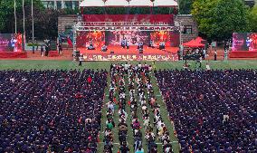 Chinese Celebrate National Day in Suqian