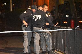 One Man Fatally Shot And Two Other Men Injured Following A Shooting In The Bedford-Stuyvesant Section Of Brooklyn New York