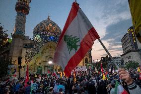 Iran-Protest Against Killing Hassan Nasrallah In Tehran