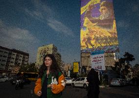 Iran-Protest Against Killing Hassan Nasrallah In Tehran