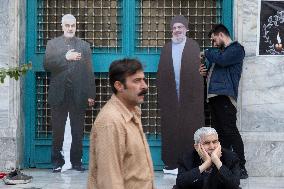 Iran-Protest Against Killing Hassan Nasrallah In Tehran