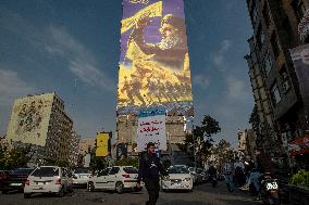 Iran-Protest Against Killing Hassan Nasrallah In Tehran