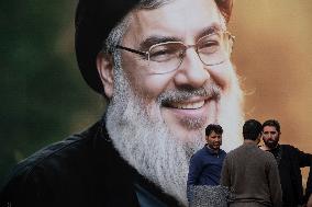 Iran-Protest Against Killing Hassan Nasrallah In Tehran