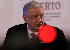 Last Press Conference Of Andrés Manuel López Obrador, President Of Mexico