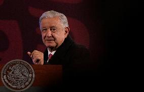 Last Press Conference Of Andrés Manuel López Obrador, President Of Mexico