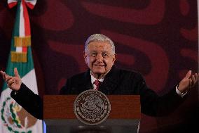 Last Press Conference Of Andrés Manuel López Obrador, President Of Mexico