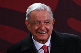 Mexico’s President Lopez Obrador Last Briefing Conference