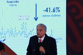 Mexico’s President Lopez Obrador Last Briefing Conference