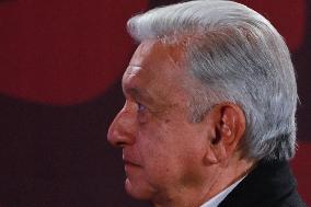 Mexico’s President Lopez Obrador Last Briefing Conference