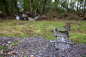 Hurricane Helene Damage In Virginia