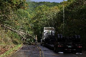 Hurricane Helene Damage In Virginia